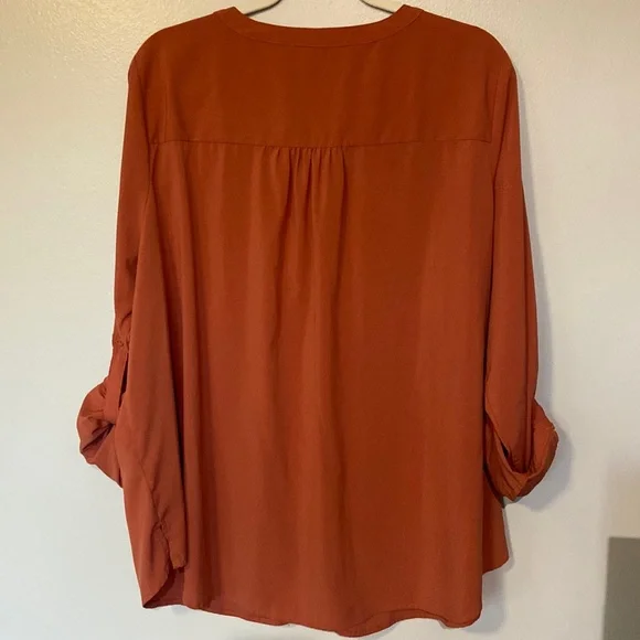 Skies are Blue Women’s plus size 2x rust color perfect for fall EUC - Picture 3 of 15